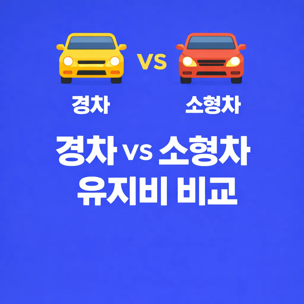 경차vs소형차 유지비 비교 관련 썸네일