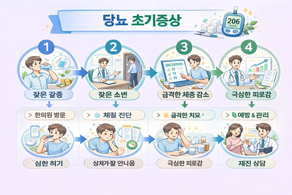 당뇨 초기증상 총정리