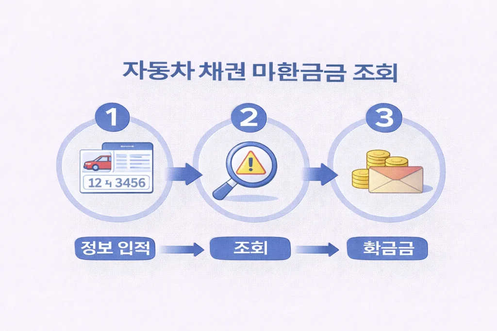자동차 채권 미환급금 조회 방법 및 환급 절차 정리 (2026년 현재 기준) 2 자동차 채권 미환급금 조회