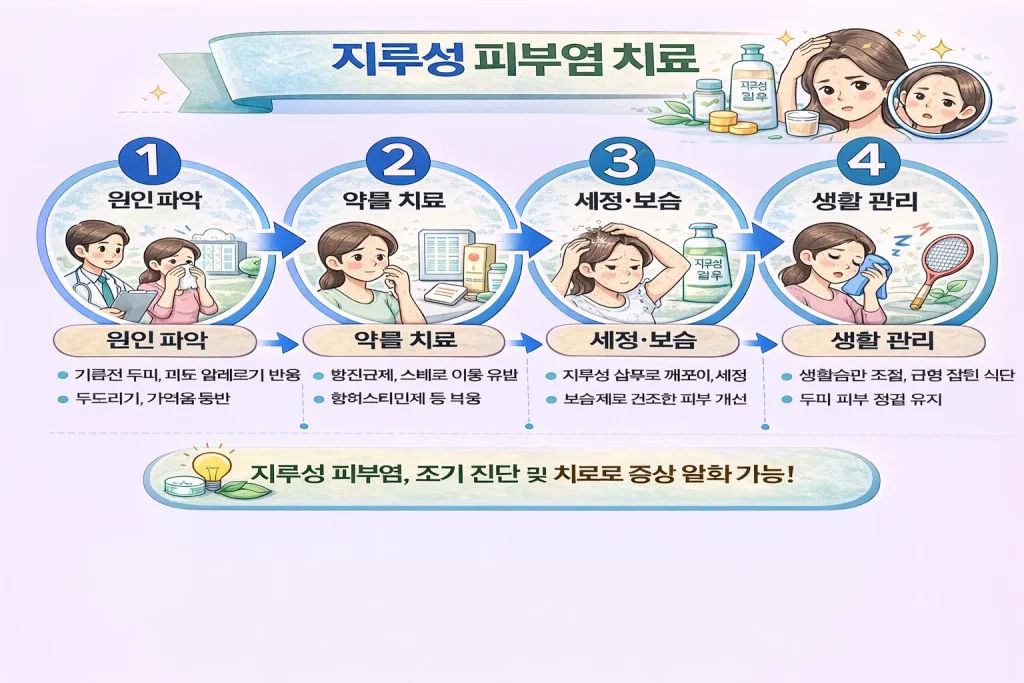 지루성 피부염 치료 기준