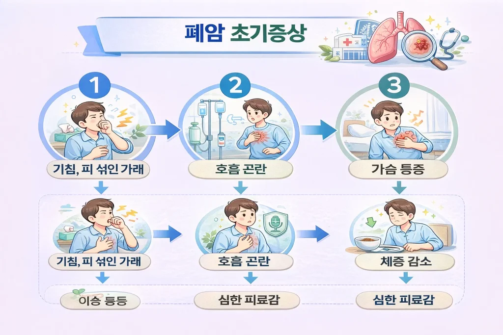 폐암 추기증상 관리